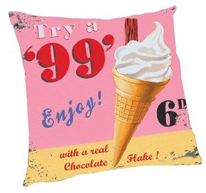 Vintage Ice Cream Pillow