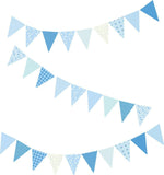 Blue Pennants Wall Decals