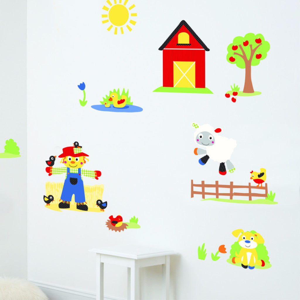 Funberry Farm Animals Wall Decals