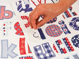 Blue & Red Lowercase Alphabet Wall Decals