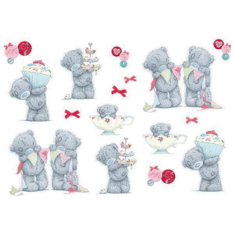 Tatty Teddy Tea Party Wall Decals