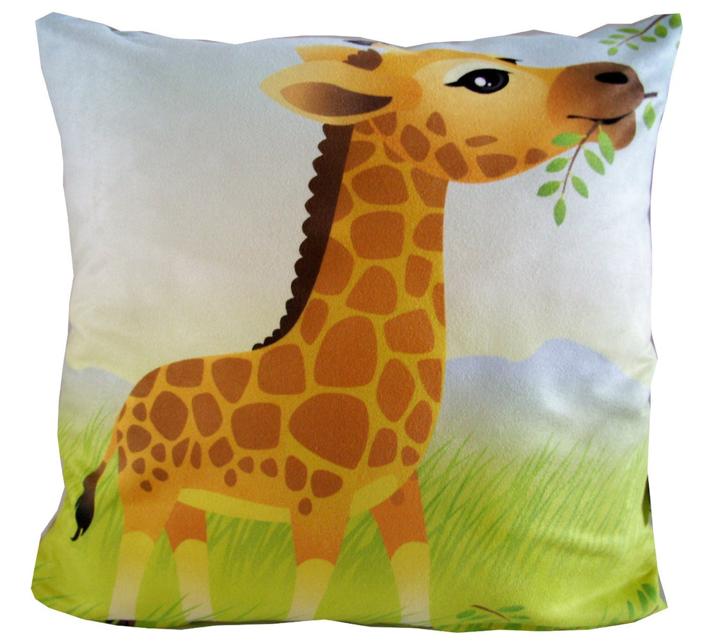 Giraffe Jungle Animal Pillow