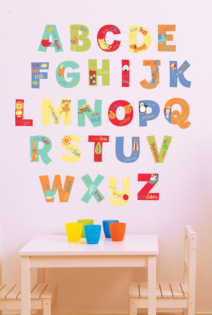 A is for Alphabet Wall Decals