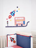 Fetch the Engine Transportation Wall Decals