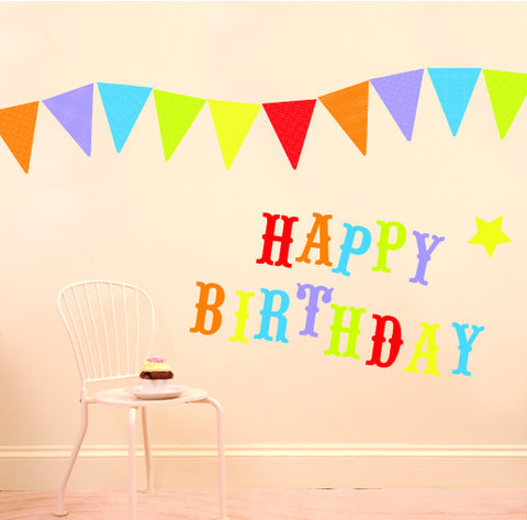 Happy Birthday Wall Decals