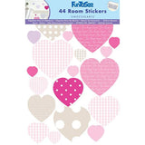 Pink Hearts Wall Decals
