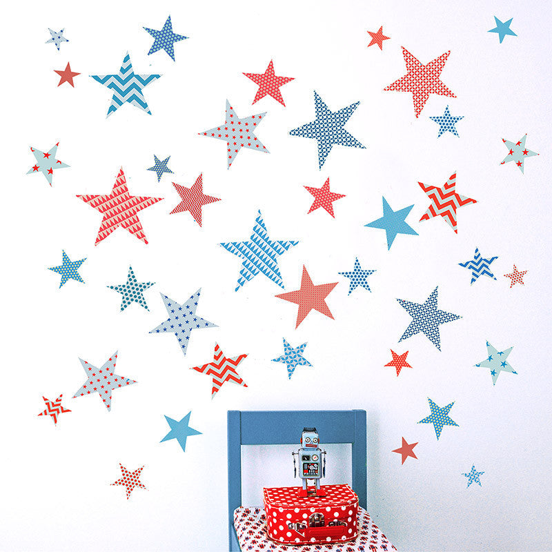 Stars Fabric Wall Decals