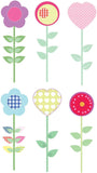 Polly Patch Flowers Wall Decals