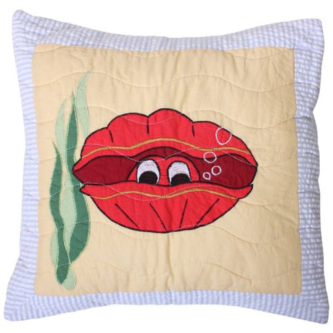 Clam Quilted Pillow