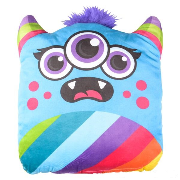 Three Eyed Monster Plush Pillow