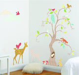 Woodland Tree Nursery Wall Decals